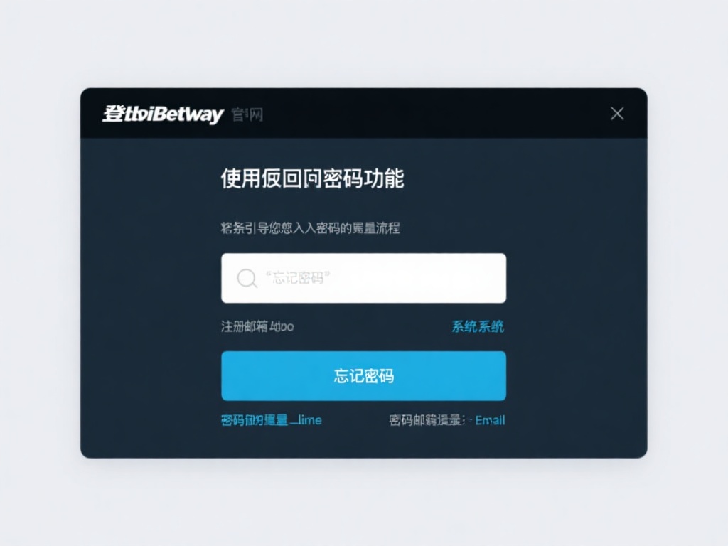使用找回密码功能
登录必威betway官网时，可